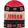 Nike Big Kid's Jordan All Over Print Beanie - Black/Red (9A0853-023)