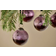 Nkuku Pannee Round Baubles Ruby Christmas Tree Ornament 8cm 4pcs