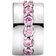 Pandora Sparkling Row Clip Charm - Silver/Pink