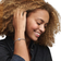 Pandora Sparkling Row Clip Charm - Silver/Pink