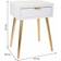 Alexandra House Living Nightstand Golden Sängbord 39x47cm