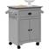 vidaXL Cater Cart Station Grey Rullbord 45x72cm