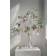 Holmegaard Ann-Sofi Romme Poinsettia of The Year 2024 Clear Christmas Tree Ornament 8.5cm