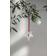 Holmegaard Ann-Sofi Romme Poinsettia of The Year 2024 Clear Christmas Tree Ornament 8.5cm