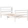 vidaXL Solid Pine Wood Sengeramme 100x211.5cm
