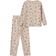 Wheat Mila Pajamas - Pale Lilac Flowers