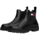 Tommy Jeans Rubberised Logo Leather Cleat Chelsea Boots - Black