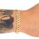 Nuragold Solid Cuban Curb Link Chain Bracelet 7mm 10k - Gold