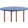 Hay Two-Colour Maroon Red-Blue Dining Table 120cm