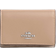 Coach Micro Wallet In Signature Canvas - Silver/Sand/Taupe