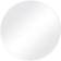 Uniq Oslo Round white/Silver Vægspejl 50cm