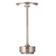 Rechargeable Silver Bordlampe 28.5cm