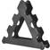 Gorilla Sports Dumbbell Rack Vinyl