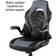 Staples Emerge Vortex Bonded Leather Gaming Chair - Black/Gray