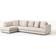 Westwing Collection Tribeca XL Light Beige Sofa 326cm