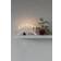 Konstsmide 3972-520 Matt Dark Red/White Adventslysestage 38.7cm