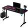 Ultradesk Gaming Skrivebord FRAG PINK V3, 1400x60x760mm