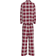 Tommy Hilfiger Original Flannel Pyjama Set - Plaid Check Deep Rouge