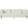 Homary Aurora White Sofa 201cm 3 Seater