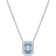 Swarovski Una Necklace - Silver/Blue/Transparent