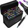 Maaleo Double Sided Markers with Storage Bag 80-pack
