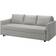 IKEA Friheten Faringe Light Gray Soffa 225cm 3-sits