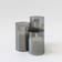 Block Smoke Colored LED-ljus 15cm 3st