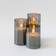 Block Smoke Colored LED-lys 15cm 3stk