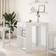 vidaXL 3309321 White Barbord 70x102cm