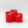 Block Red LED-lys 15cm 3stk