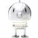 Hoptimist Bumble XL Chrome Table Lamp 9.1"