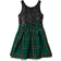 The Children's Place Girl's Matching Family Plaid Sequin Fit & Flare Dress - Green (3049927-698)