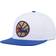 Mitchell & Ness Men's Philadelphia 76ers White/Royal Hardwood Classics 50th Anniversary Snapback Hat