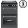 Stoves Richmond Deluxe 60cm Dual Fuel Cooker Anthracite, Grey