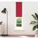 vidaXL Roller Blind Blackout Red 40x230 cm