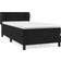 vidaXL mit Matratze 100x200 cm Schwarz Boxspringbett