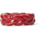 Lexington Braided Stoneware Napkin Ring Red One Size Servietring