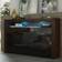 Mex Furniture Matt Body Dark Brown Sideboard 155x92cm