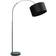 ValueLights Louis Matte Black Floor Lamp 180cm