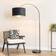 ValueLights Louis Matte Black Floor Lamp 180cm