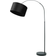 ValueLights Louis Matte Black Floor Lamp 180cm