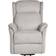 Beliani Modern Fabric Recliner Lift Function Light Grey Fåtölj 86cm