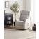 Beliani Modern Fabric Recliner Lift Function Light Grey Fåtölj 86cm