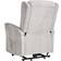 Beliani Modern Fabric Recliner Lift Function Light Grey Fåtölj 86cm