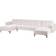 Beliani U-Shaped Alnes Off-White Soffa 345cm 5-sits