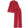 Victoria's Secret Flannel Long Pajama Set - Lipstick Lovely Plaid