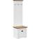 vidaXL With Hooks Bodo White And Brown Hallway Furniture & Accessory