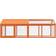 vidaXL Box Per Animali Marrone 200x112.5x74 cm Legno Massello di Pino