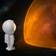 Fizz Creations Astronaut Sunset Lamp White Bordslampa 1.6cm