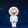 Fizz Creations Astronaut Sunset Lamp White Bordslampa 1.6cm